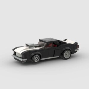 1969 Dodge Charger DIY Brick Kit (250 Pieces)