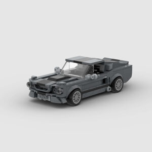 1967 Ford Mustang Fastback DIY Brick Kit (364 Pieces)