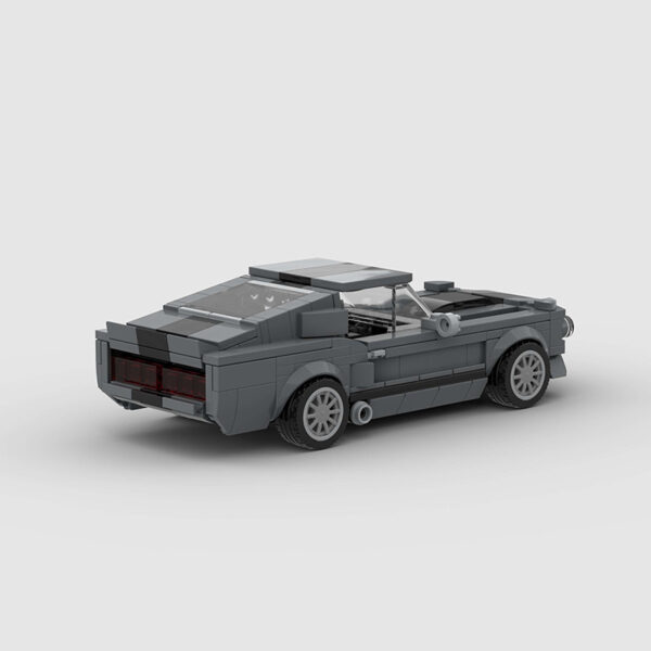 1967 Ford Mustang Fastback DIY Brick Kit (364 Pieces) - Image 4