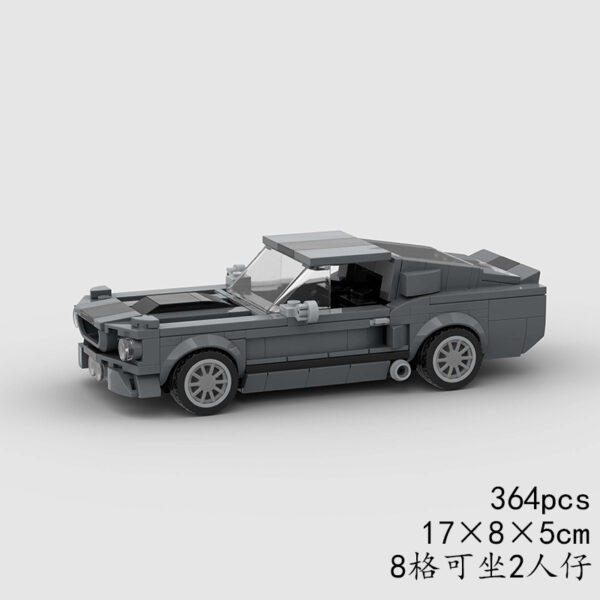1967 Ford Mustang Fastback DIY Brick Kit (364 Pieces) - Image 6