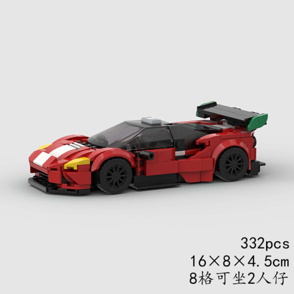 Ferrari 488 GTB DIY Brick Kit (332 Pieces) - Image 7