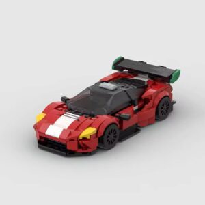 Ferrari 488 GT3 Race Car DIY Brick Kit (260 Pieces)