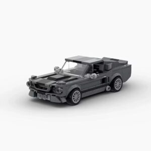 1967 Ford Mustang Fastback DIY Brick Kit (340 Pieces)